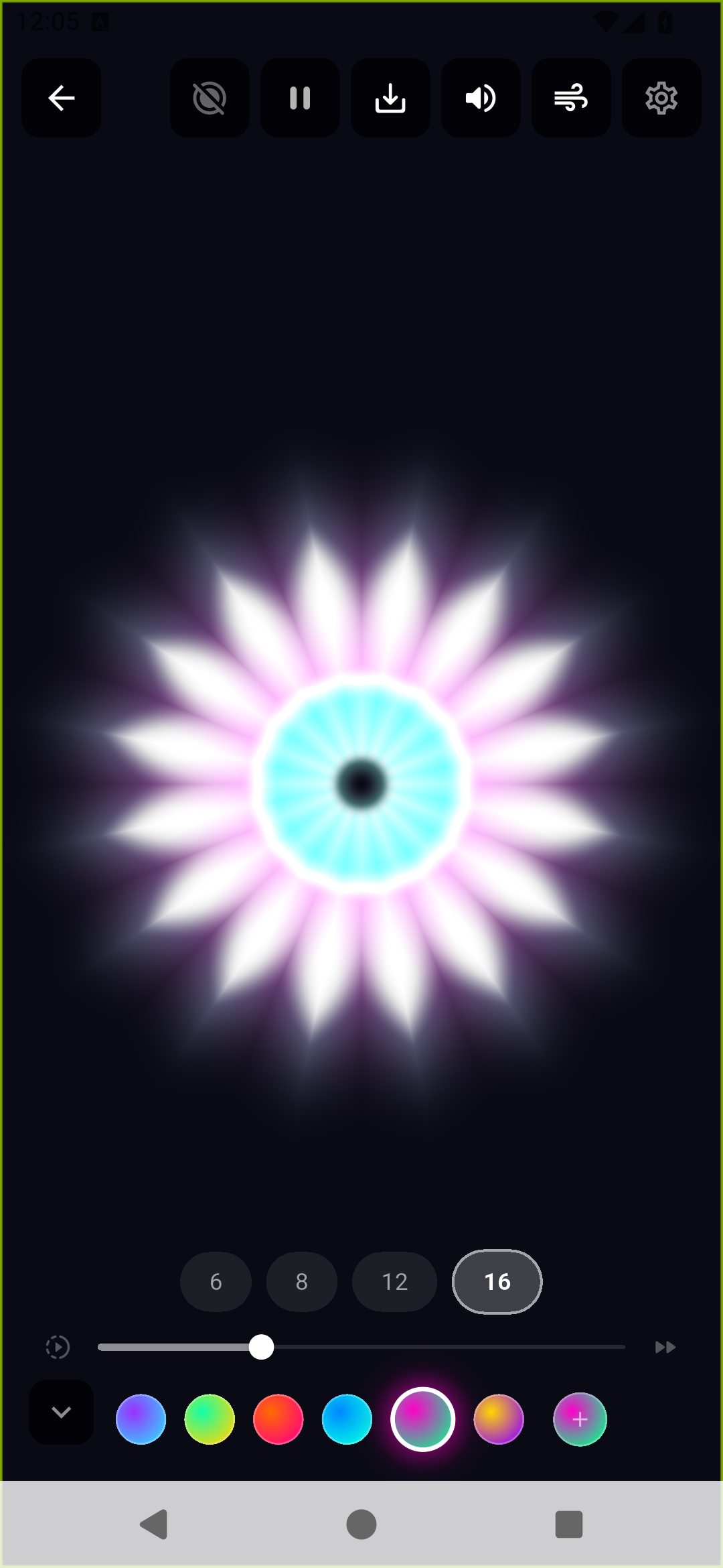 Calm Studio Kaleidoscope mode